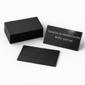 Tarjetas de Presentación - Brillo Parcial - x1000 uds.